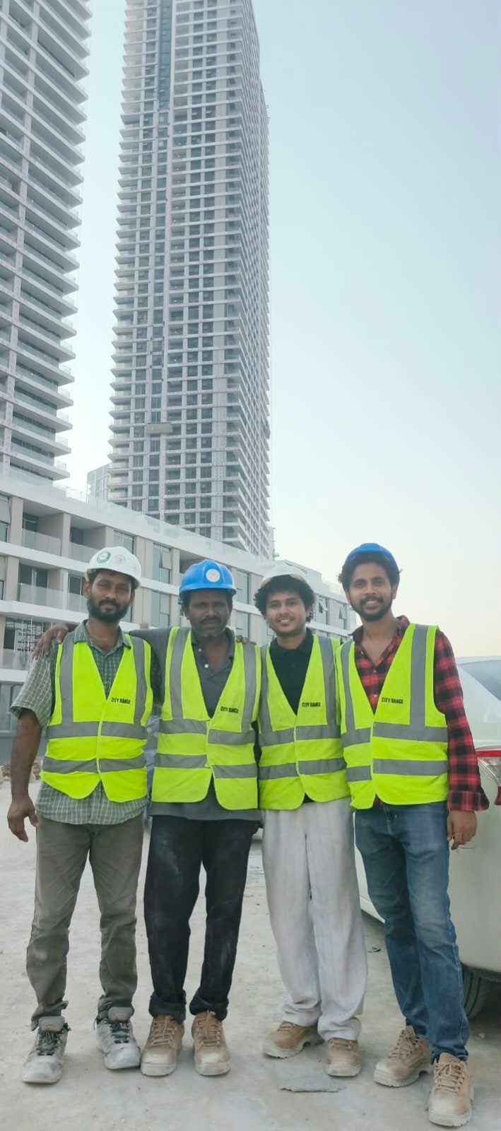 City Range team on site